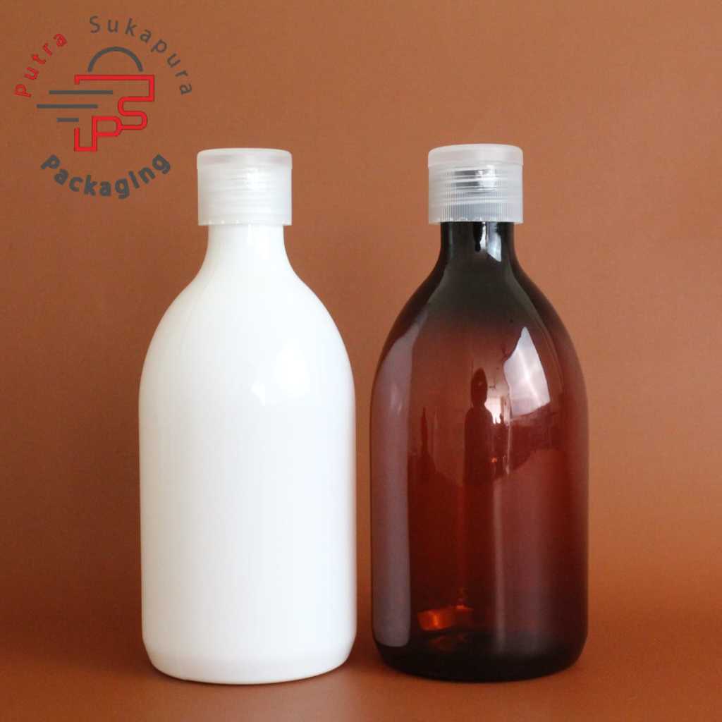 botol fliptop 300ml oval /botol fliptop 300ml/fliptop neck 24 natural garis