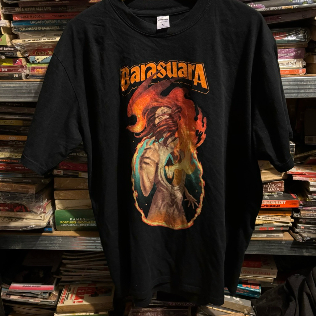 ORIGINAL TSHIRT BARASUARA KAOS BAND OFFICIAL MERCH SIZE XL
