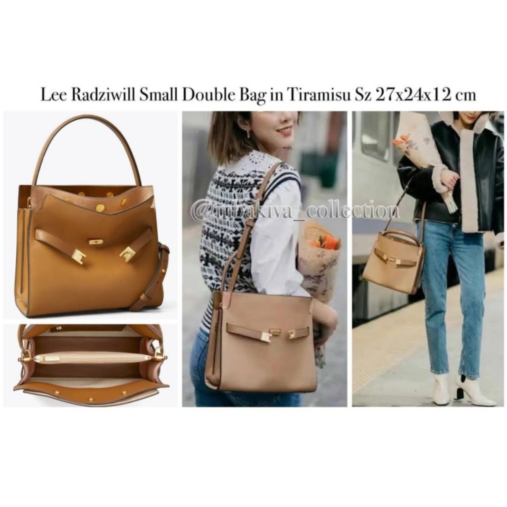 TB Lee Radziwill Small Double Bagin Tiramisu