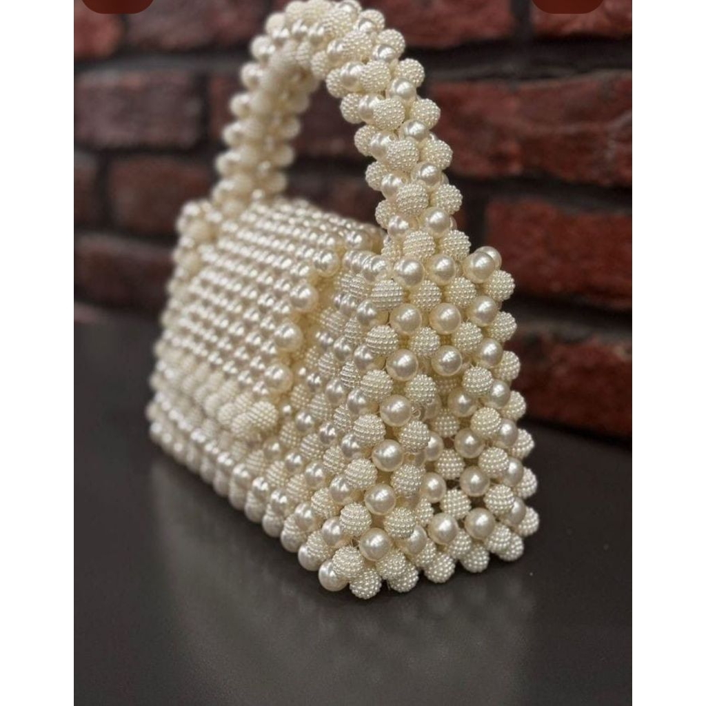 Tas mutiara berry beadad bag /tas mutiara/tas manik/tas handmade/tas unik