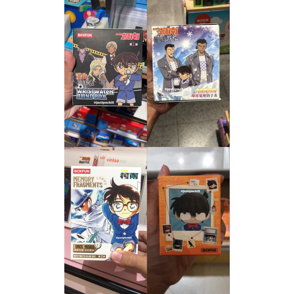 [READY STOCK] Merch Miniso Conan Blindbox Jam Tangan Conan, Blindbox Popmart Conan, Blindbox Jam Tan