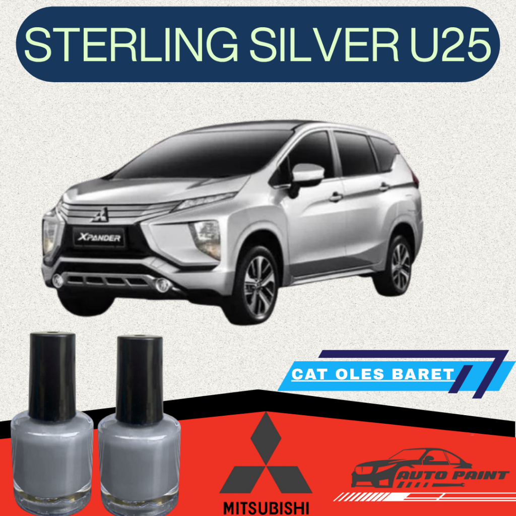 Cat Oles Silver Metalic U25 Mitsubishi Xpander Silver metalik