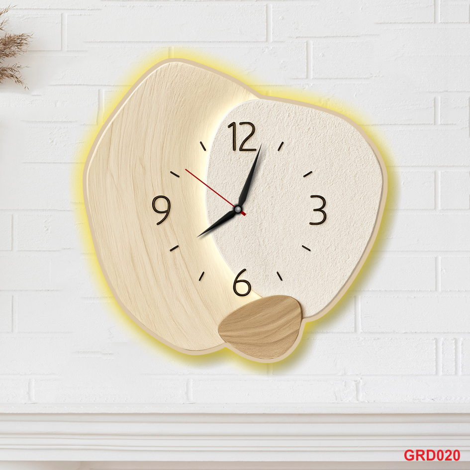 Jam dinding ukir - Hiasan dinding ruang tamu/ kamar tidur