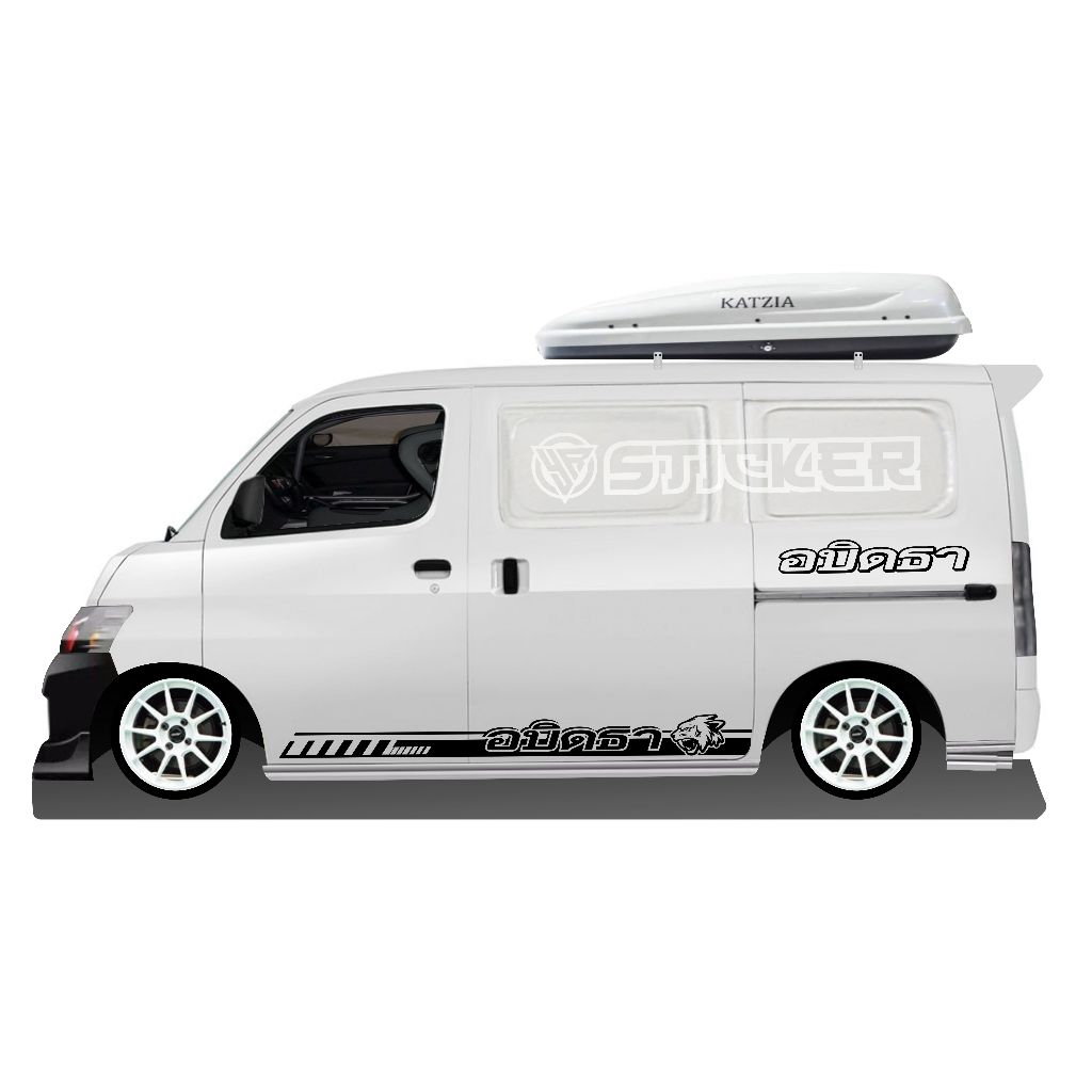 STIKER CUTTING STICKER MOBIL GRANMAX BLINDVAN GRANDMAX MINI BUS LUXURY LUXIO AVP DLL