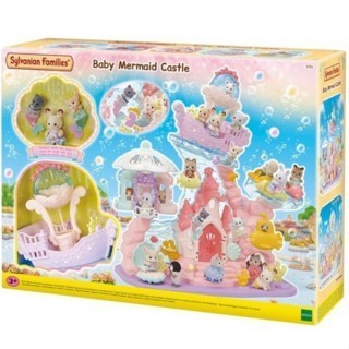 Sylvanian Families Baby Mermaid Castle Mainan Istana