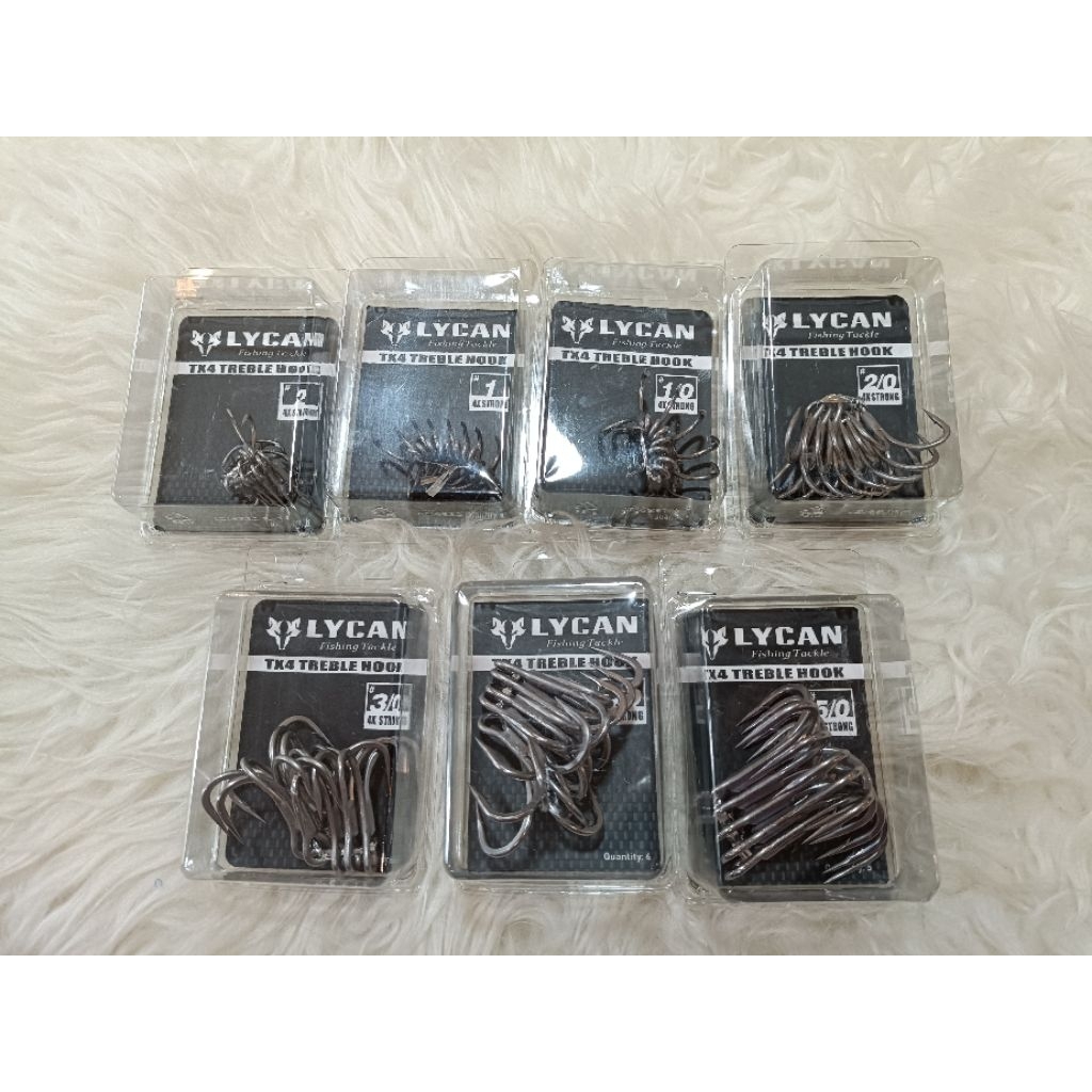 Treble Hook TX4 Lycan Fishing Tackel