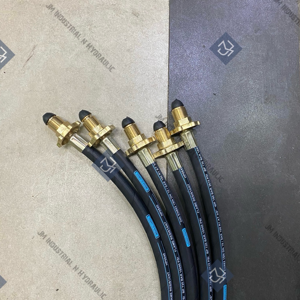 Selang Pigtail Gas LPG 50kg 1 meter Tekanan Tinggi