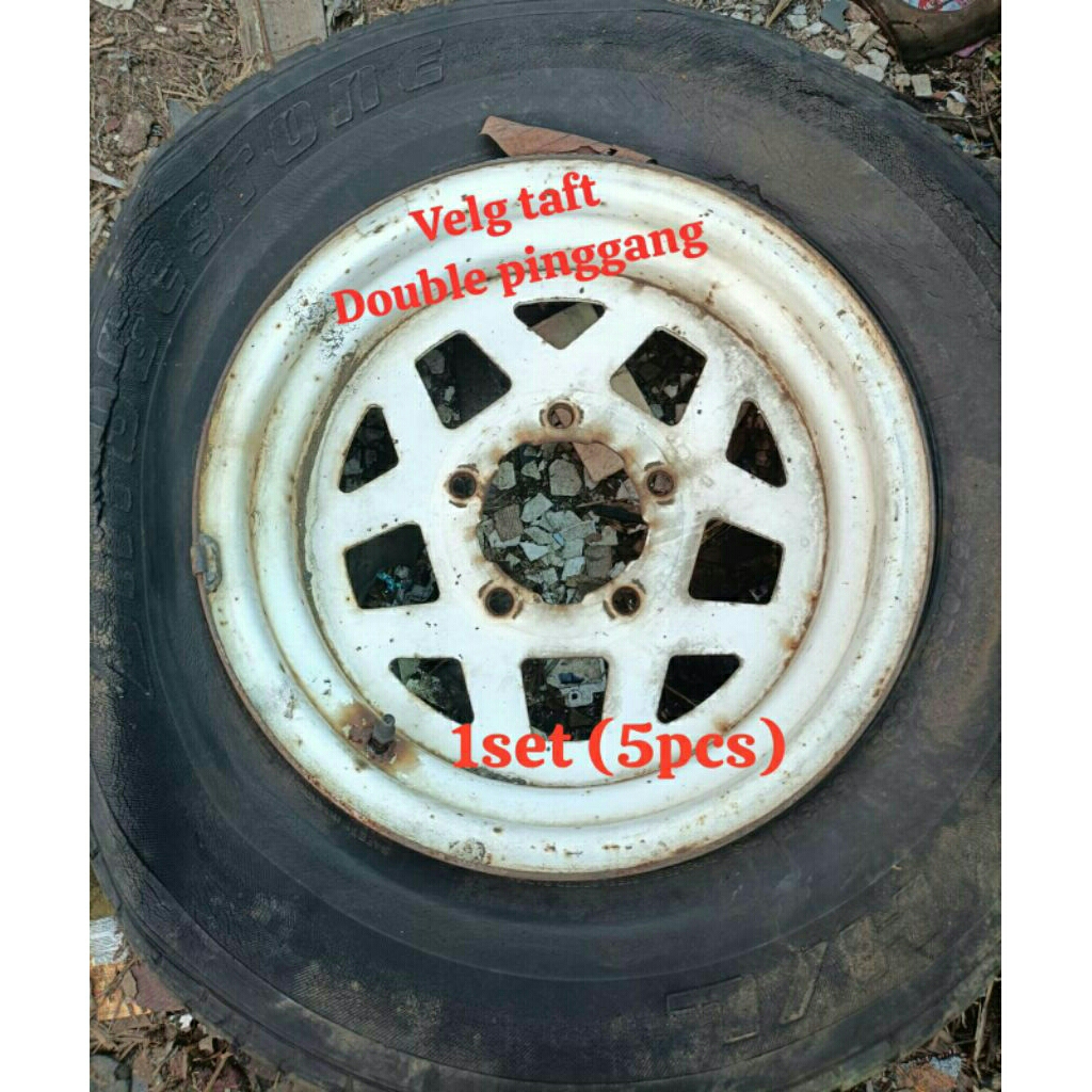 velg ori mobil taft - velg jeep R15 - velg taft jimny willys cj taft badak - velg taft double pingga