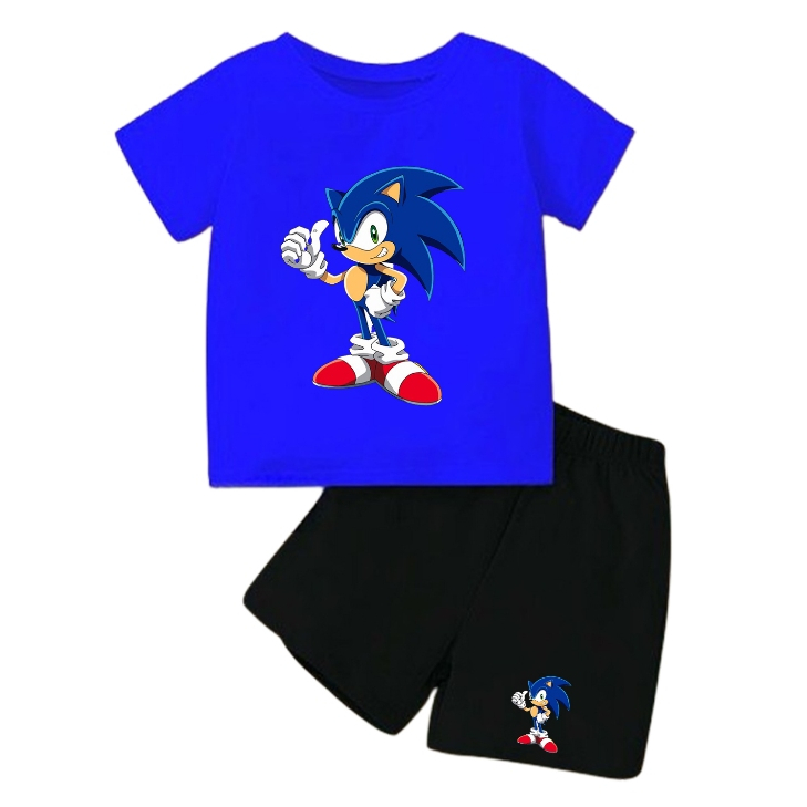 SETELAN BAJU ANAK SONIC GOOD - STELAN BAJU ANAK LAKI LAKI DAN PEREMPUAN 2-10 TAHUN - BAJU SONIC ANAK