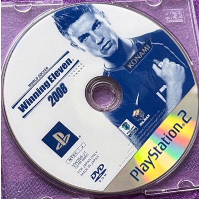 kaset ps2 original japan winning eleven 2008