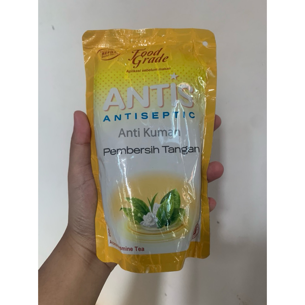 antis antiseptic refill jasmine tea murah handsanitizer kecil