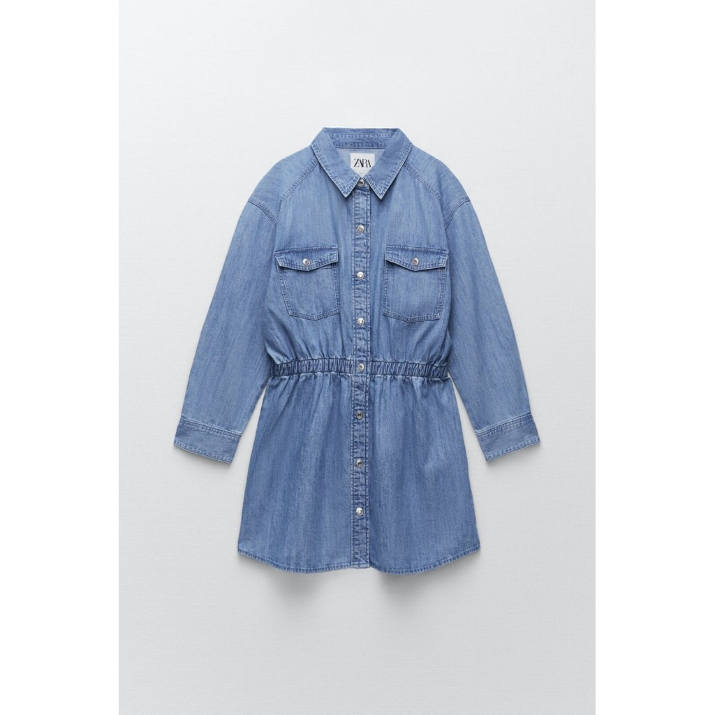 Zara denim mini dress new with tag