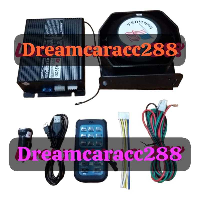 Sirine Toa Patwal Mobil Motor Universal Modul Amplie 9 Suara 12Volt