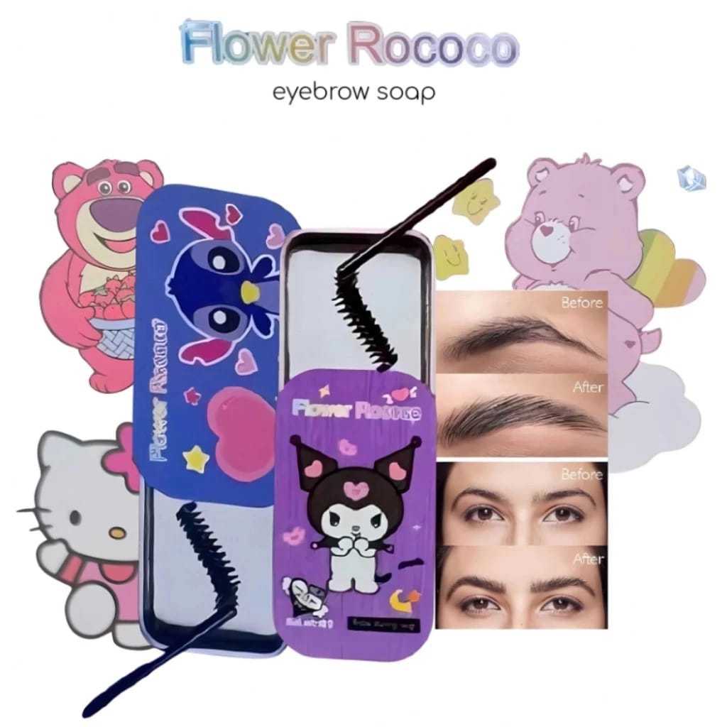 3D Brow Styling Soap Karakter Waterproof 3D | Merapikan Alis // Eyebrow Soap Long Lasting Soap