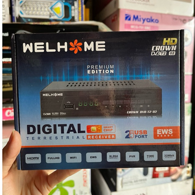 STB WELHOME DTV T2 DIGITAL - STB TV DIGITAL WELHOME - STB DIGITAL TV MURAH - SET TOP BOX TV DIGITAL 