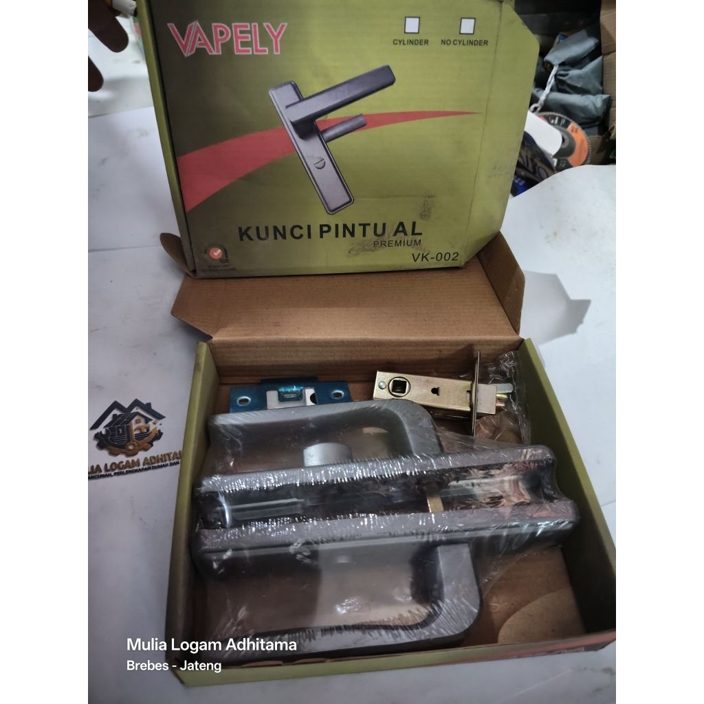 Handle pintu set / gagang pintu set Alumunium VAPELY ALUMUNIUM VK002
