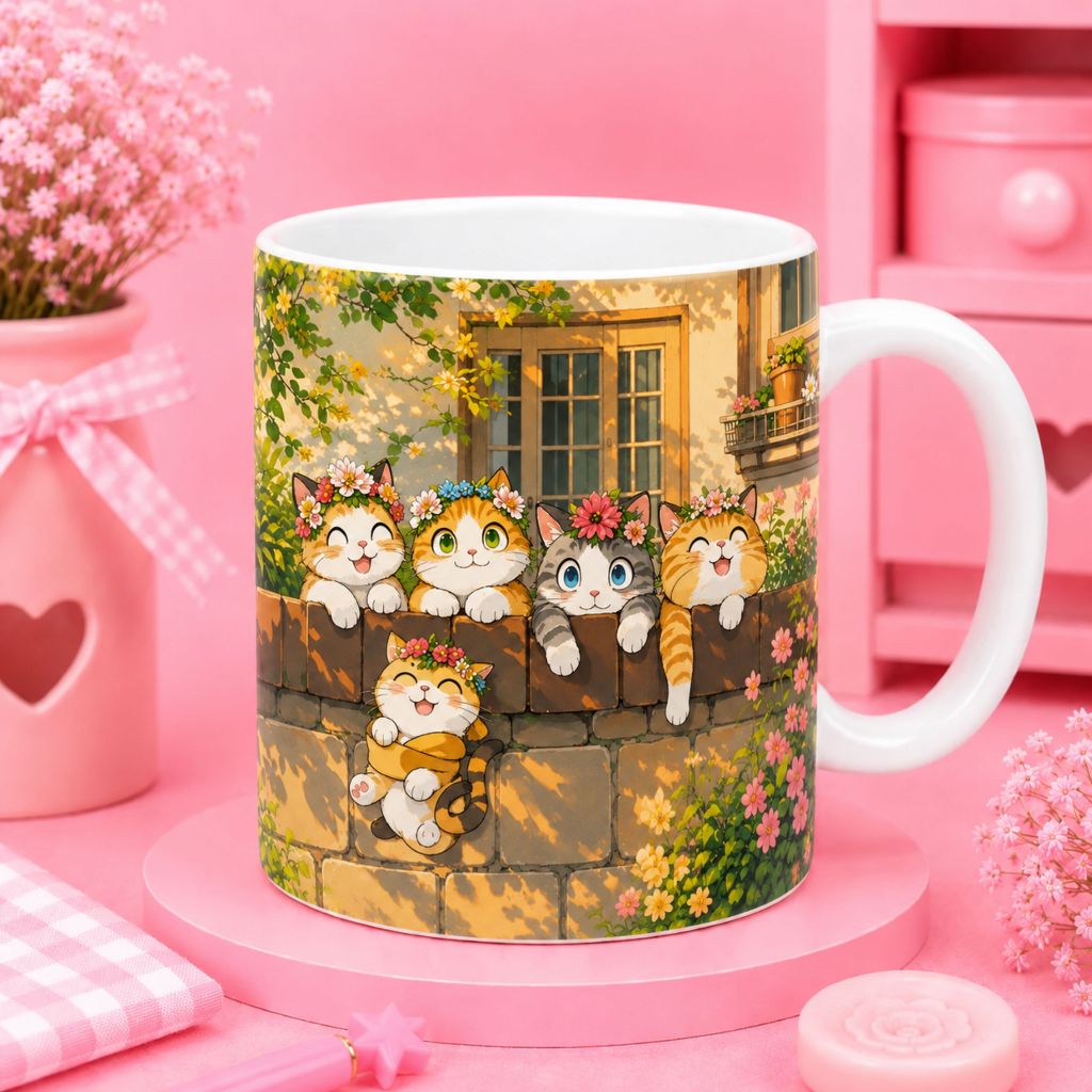Gelas Mug CAT LOVERS Custom Nama Mu Kopi Teh Kucing Lucu Unik / Cangkir Kawai Cats Mug Coffee Tea Instan Kilat Langsung Kirim