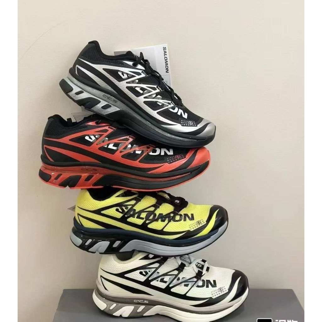 Sepatu Lari Olahraga Outdoor Trail Salomon XT MM6 Maison Margiela Black Silver