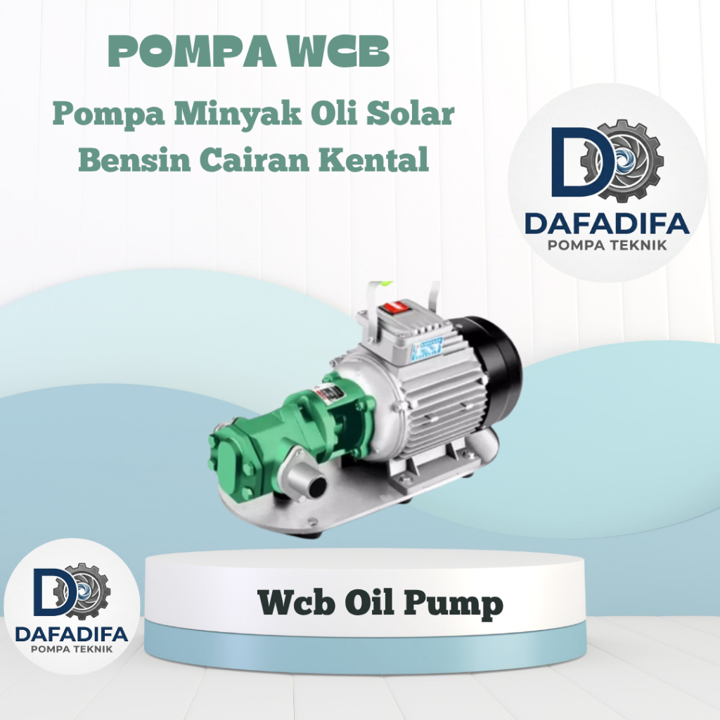 Pompa WCB 100 Minyak Oli Solar Bensin Cairan Kental Gear Pump WCB - WCB-75