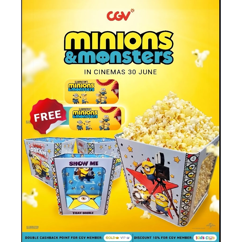 Official Merchandise CGV XXI Minions & Monster