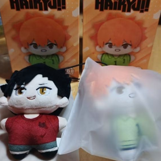 Haikyuu Chillhood Series Starfish Plush Keychain Hinata Kuroo (SELECTED)