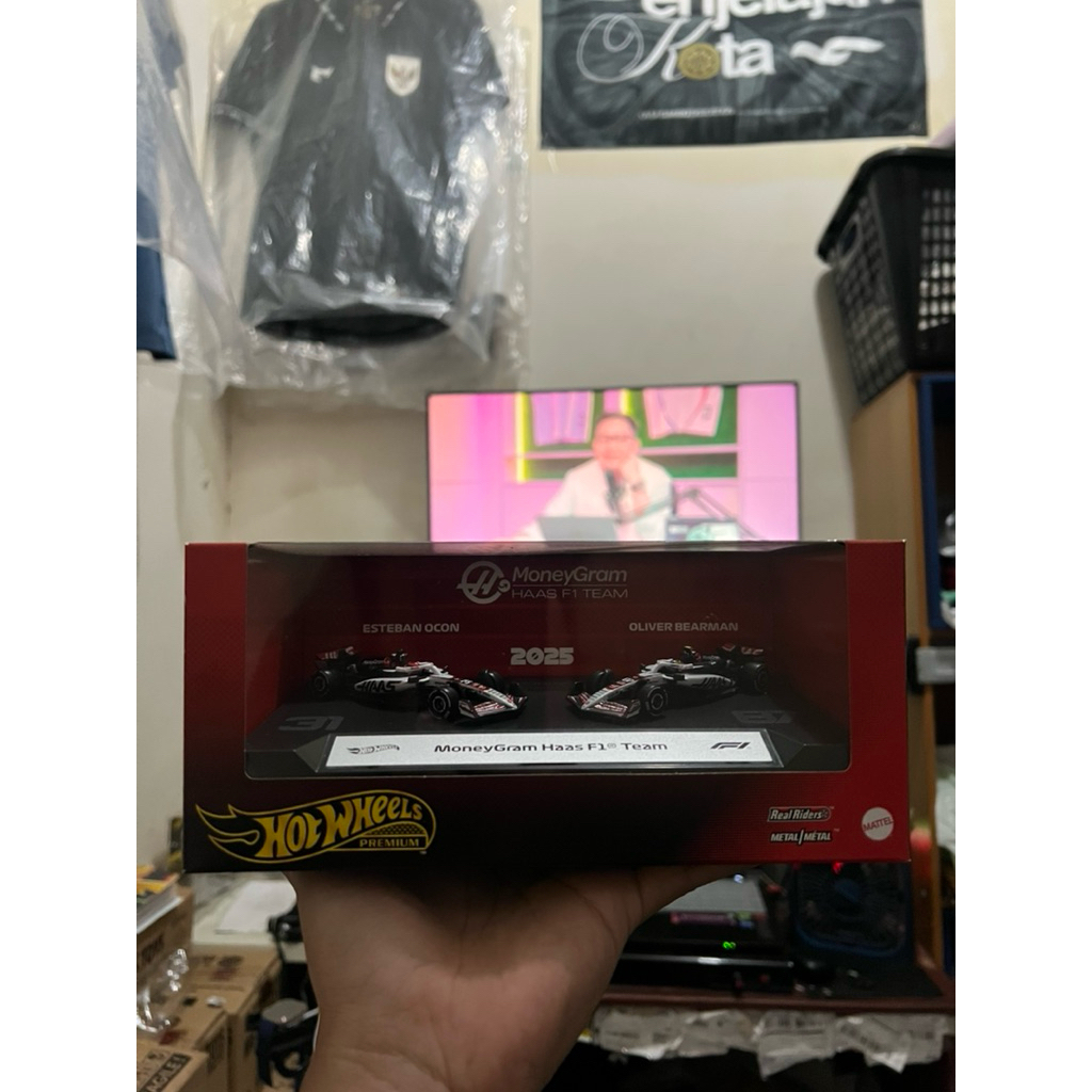 Hotwheels Diorama F1 Twin Pack Haas Team