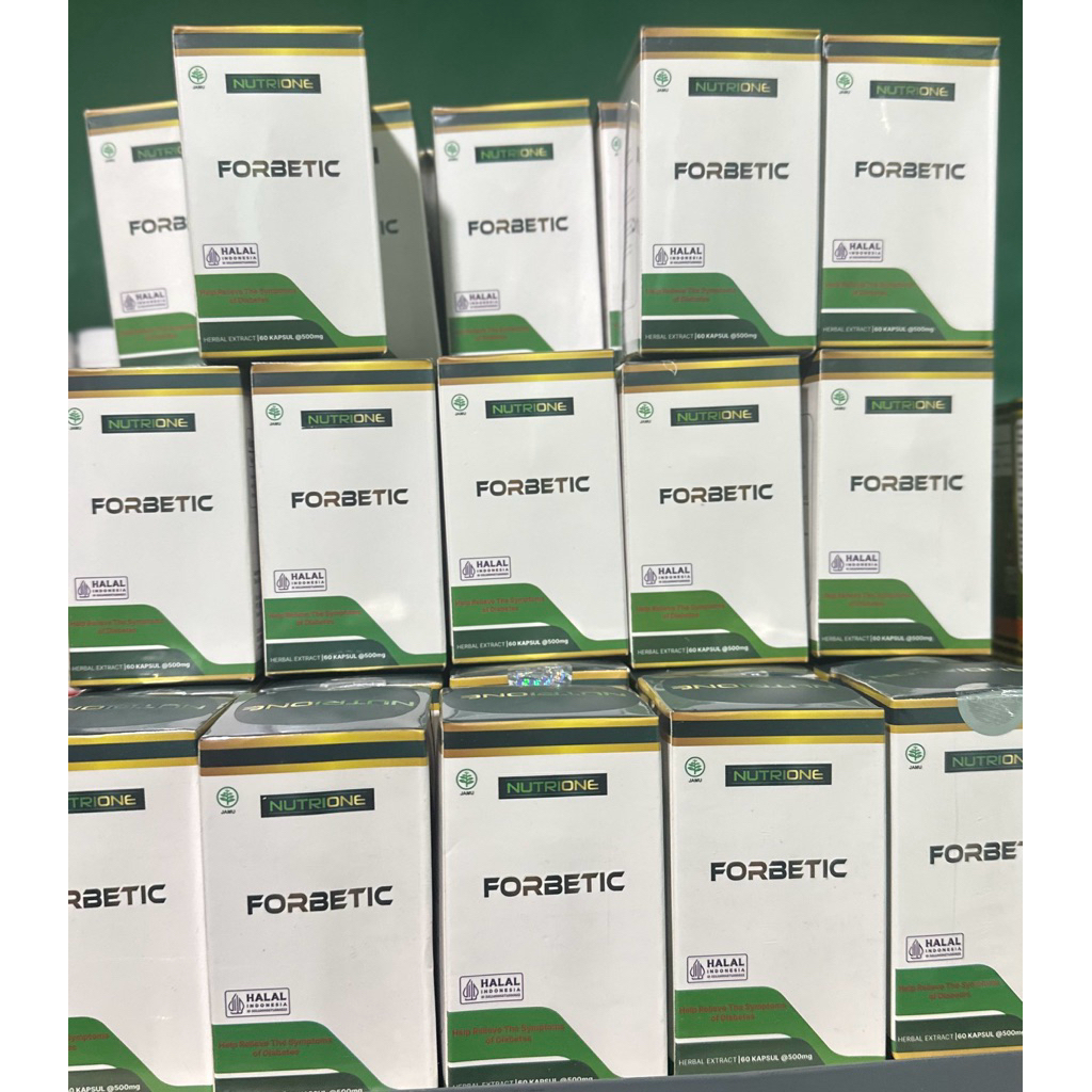 FORBETIC - OBAT DIABETES MEITUS /OBAT GULA DARAH / BOTOL ISI 30 KAPSUL