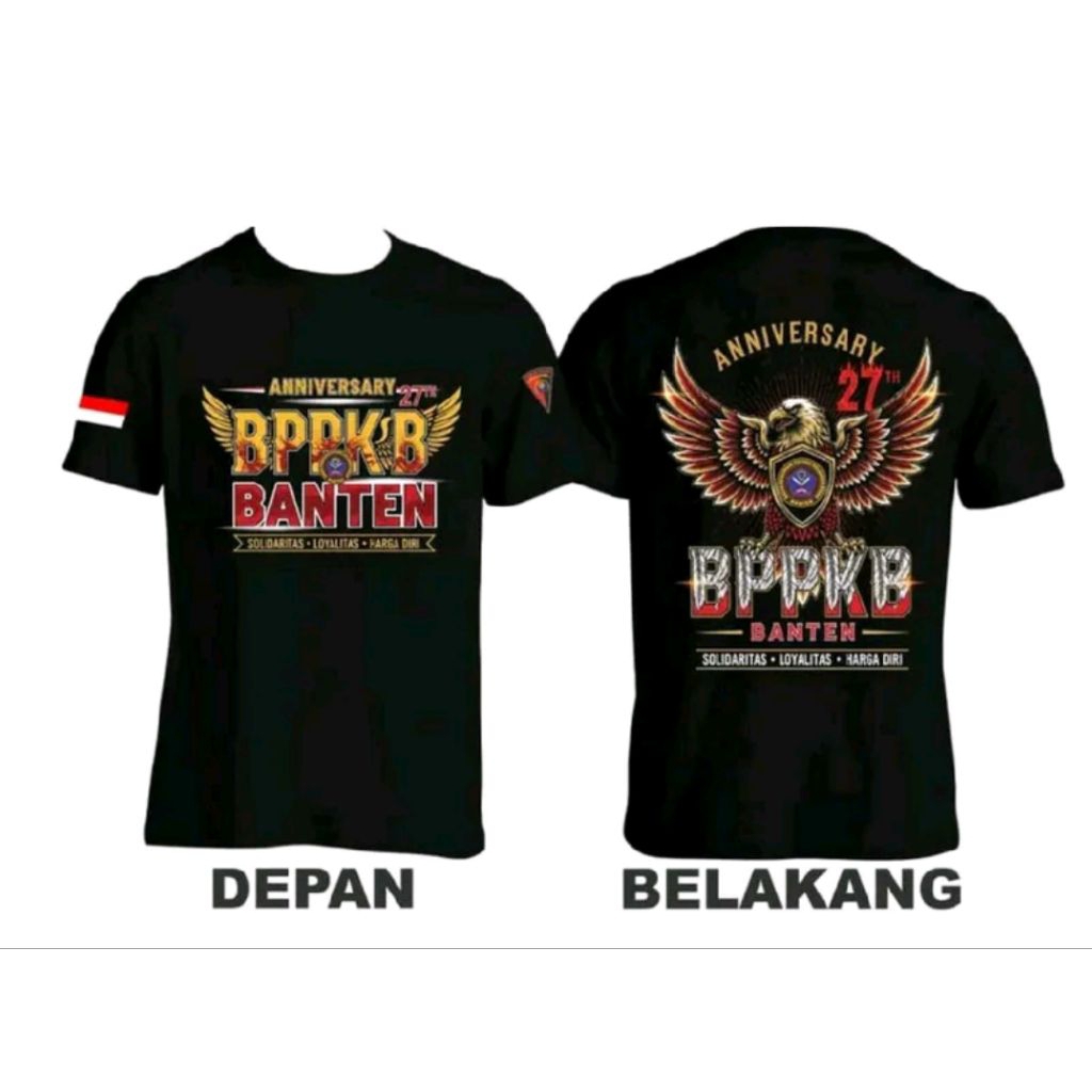Kaos ANNIVERSARY BPPKB BANTEN Kaos Distro Unisex