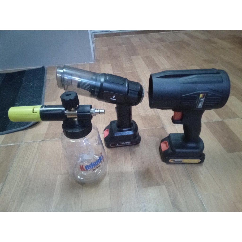 kompresor angin vakum cleaner sprayer cuci mobil