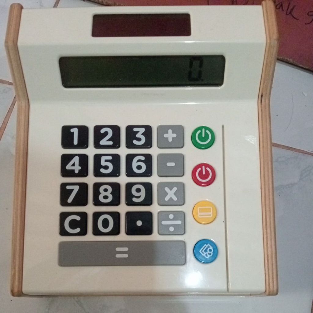 mainan kalkulator/kasir IKEA preloved