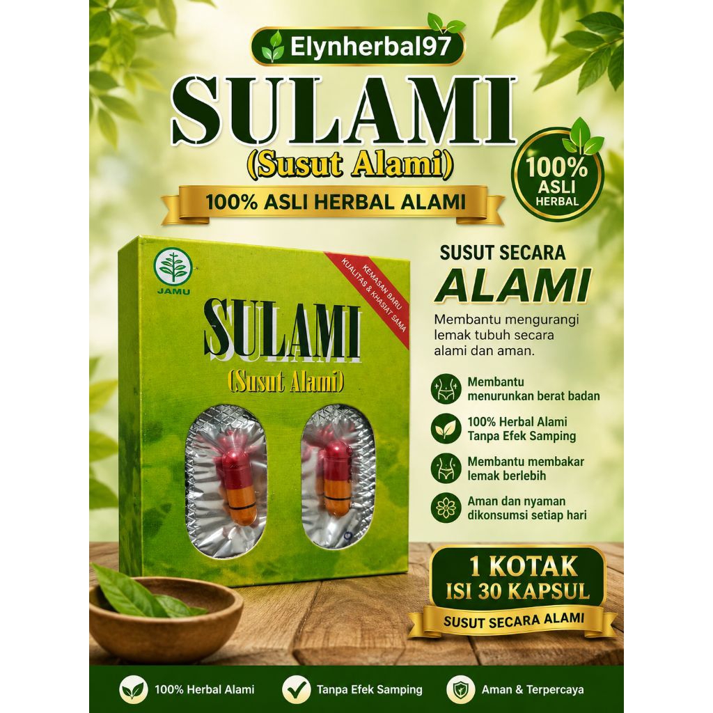 KAPSUL PELANGSING ALAMI 100%HERBAL