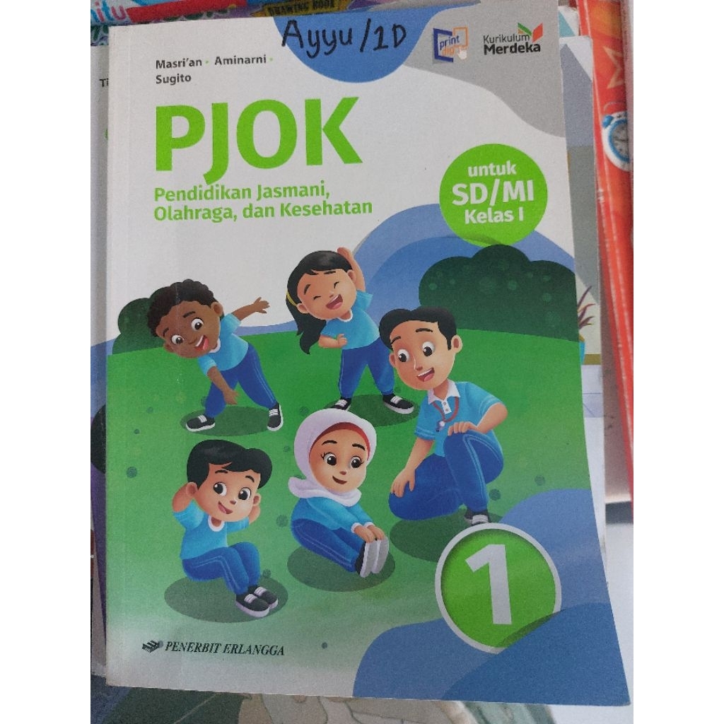 buku PJOK SD kelas 1