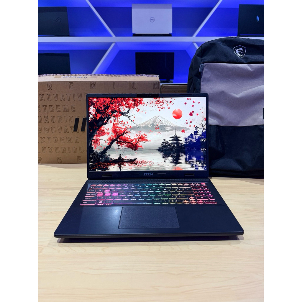 Laptop Gaming MSi Crosshair A16 HX Ryzen 9 7945HX RTX 5070 16GB/512GB Garansi Panjang