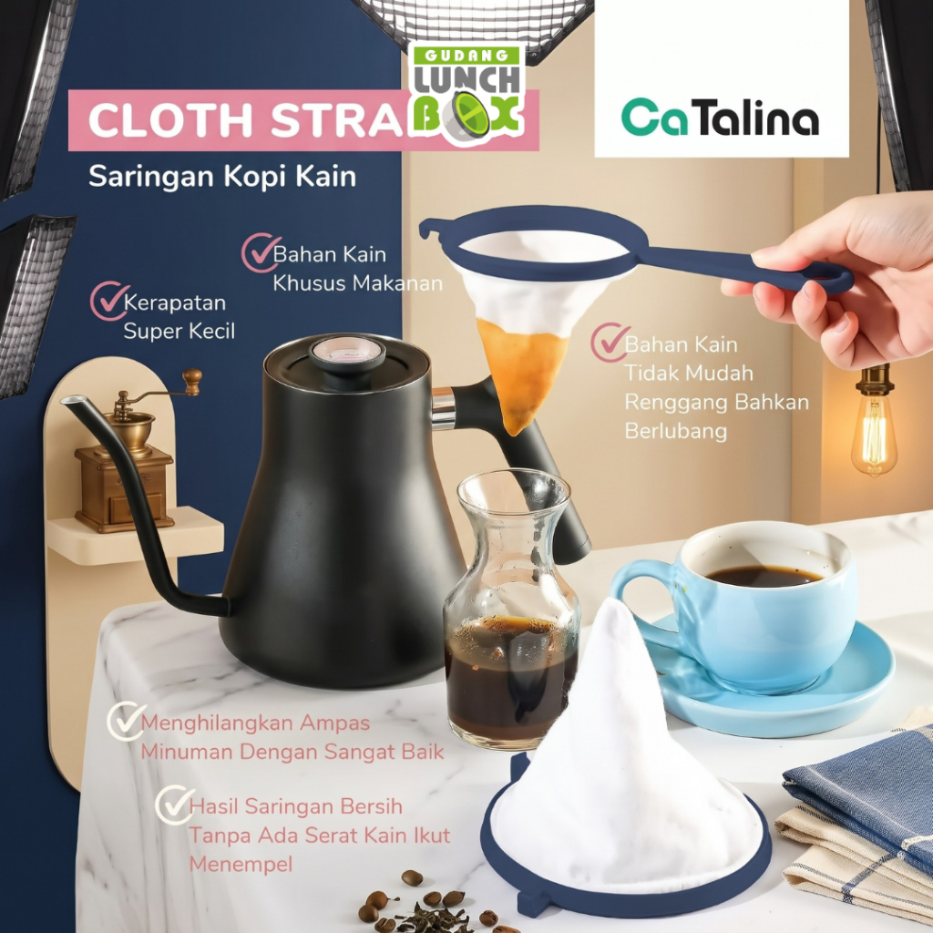 CATALINA Strainer BPSTR Series - Saringan Kopi Saringan Teh Saringan Tepung