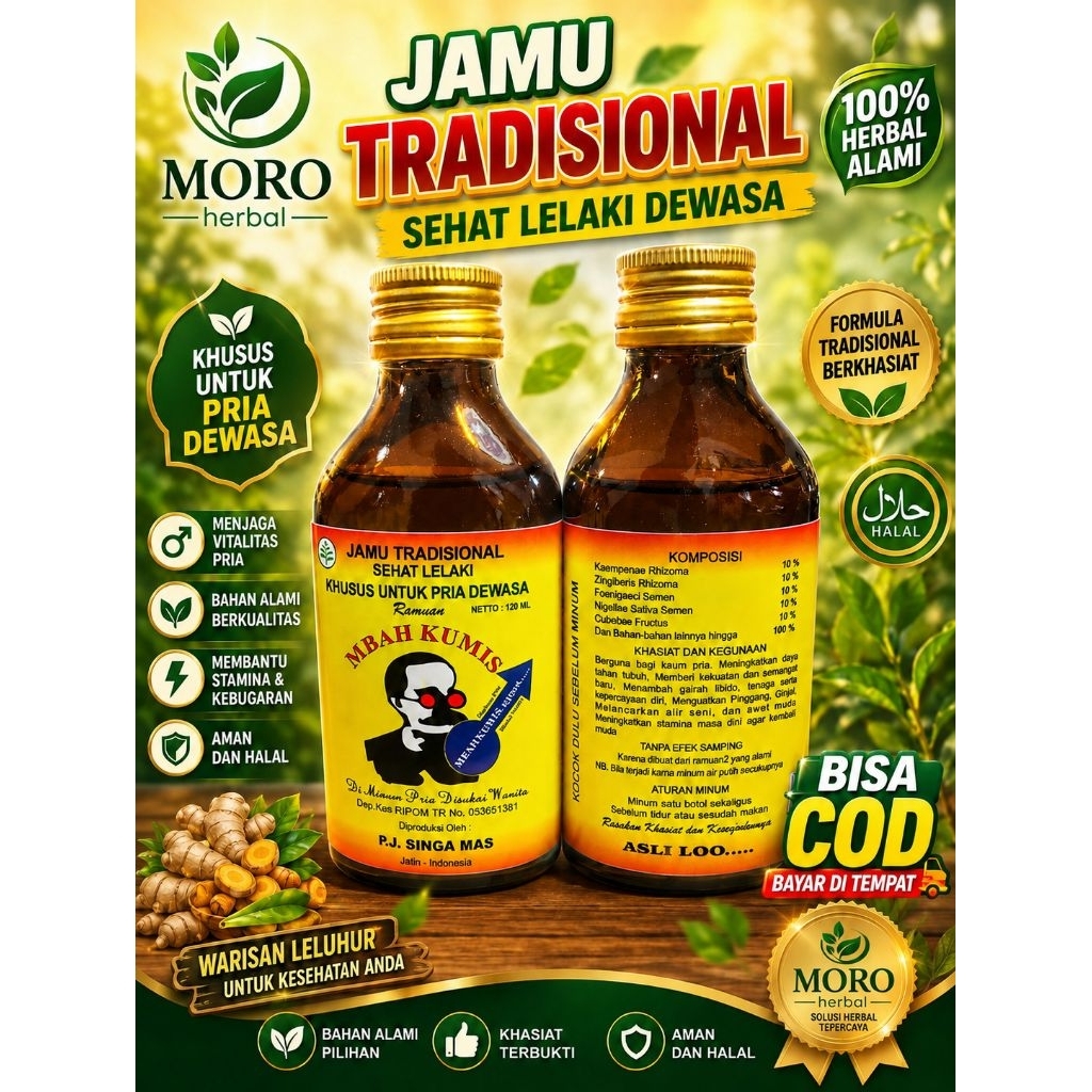 Jamu herbal alami Mbah Kumis