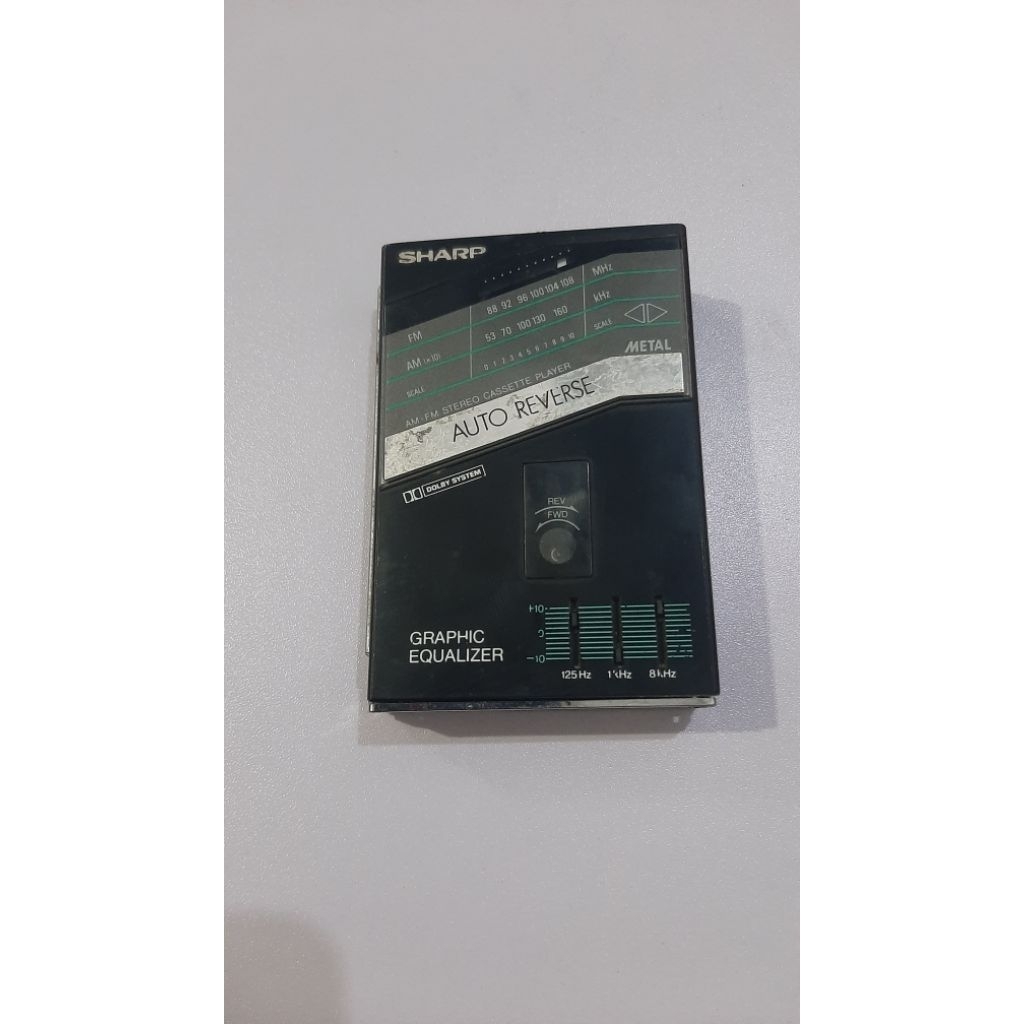 Cassette Player Walkman SHARP Auto Reverse