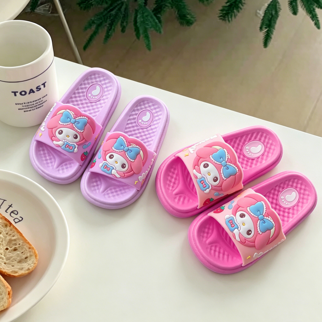 Sandal Slide Anak My Melody Bahan EVA Anti Slip Import Sendal Rumah Musim Panas A30
