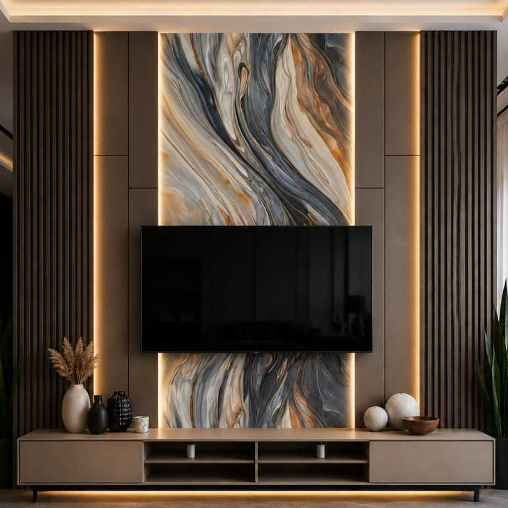 WALLBOARD UV MARMER 3MM - DEKORASI DINDING Wallpanel Dinding