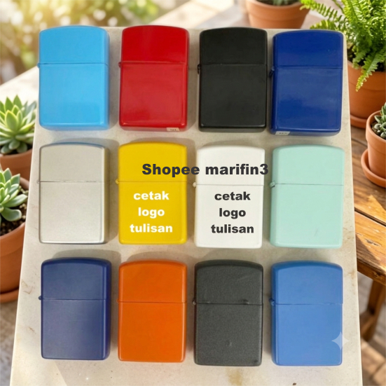 korek sumbu korek zippo polos cetak custom
