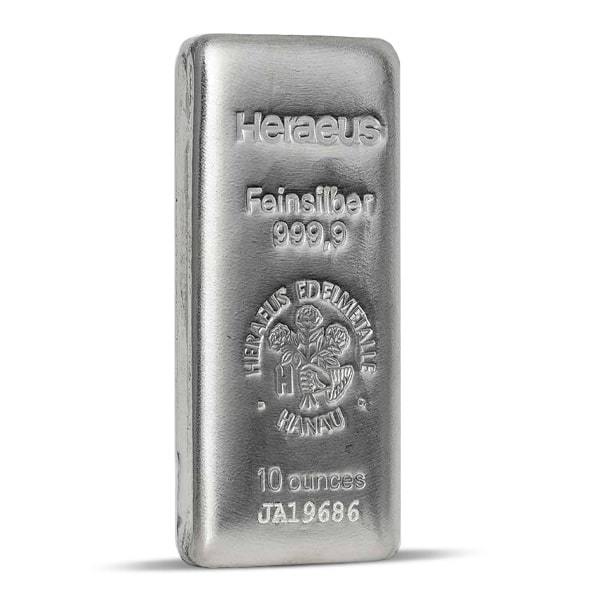 Perak batangan Heraeus 10 oz (311 gram) | Silver Bar Heraeus 10 oz