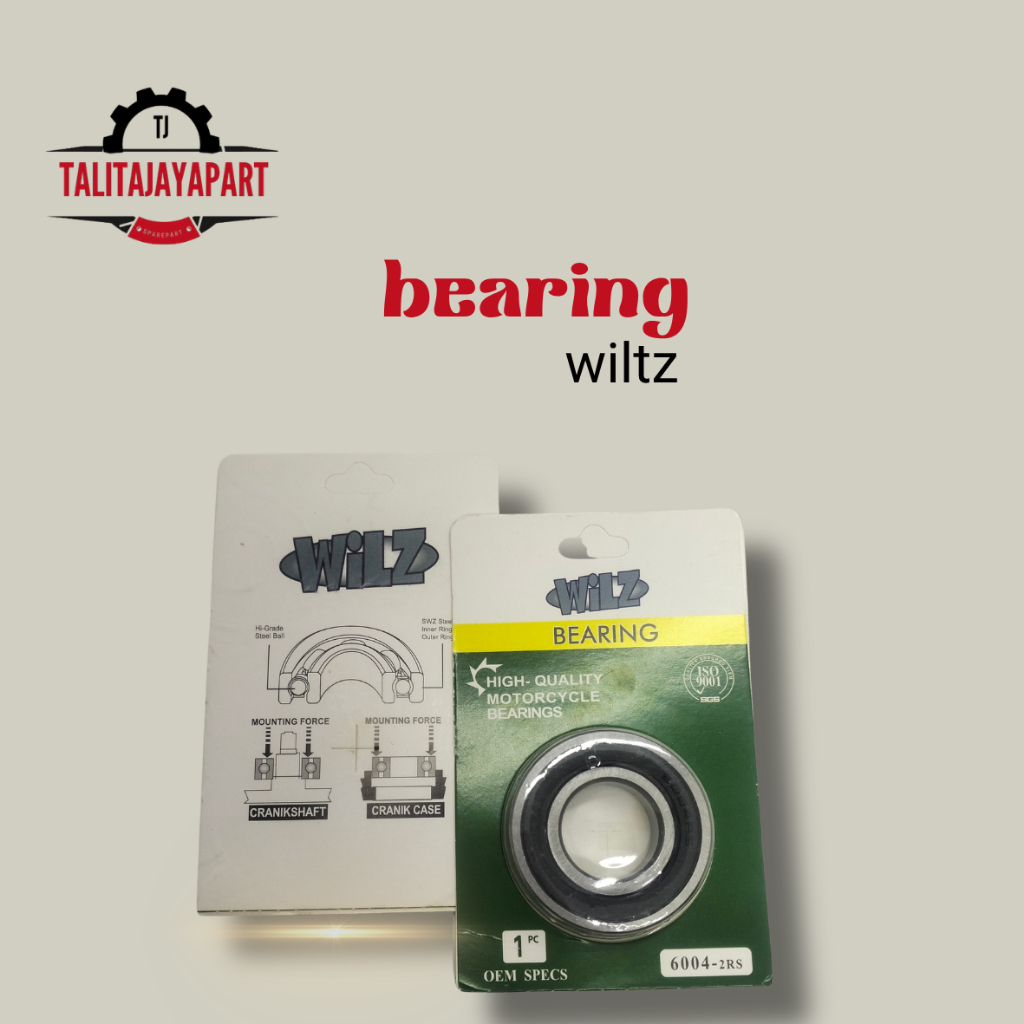 BEARING 6004 2RS  - BEARING LAKER LAHER  6004-2RS