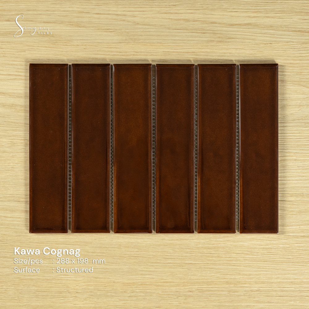 Singres Tiles - Kawa Cognac Singres Mosaic Tiles