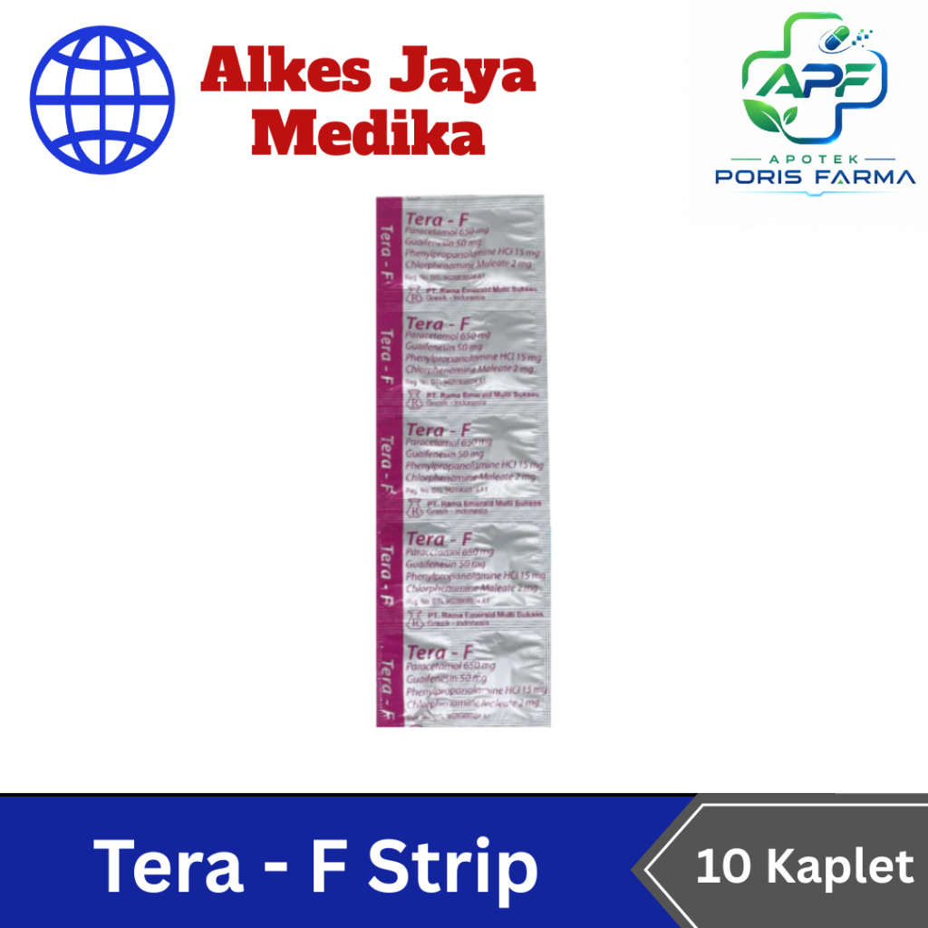 Tera F Isi 10 Tablet - Obat Batuk Pilek