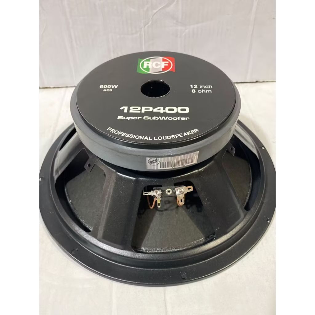 speaker 12 inch RCF 12P400 VC 3 IN ORIGINAL 600 WATT/BODY SENG GRADE A / cocok untuk miniatur anda