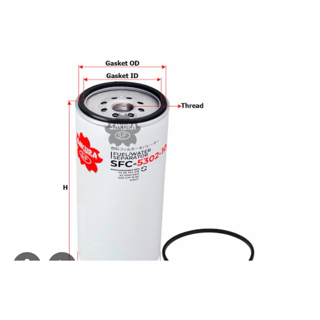 SFC-5302-10 FUEL FILTER SAKURA R160T FILTER SOLAR SFC5302-10 SFC 5302 10