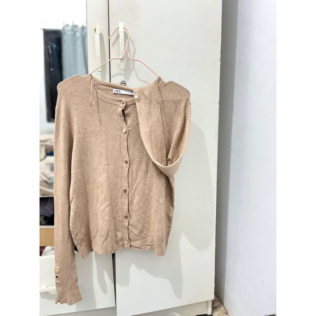 zara cardigan