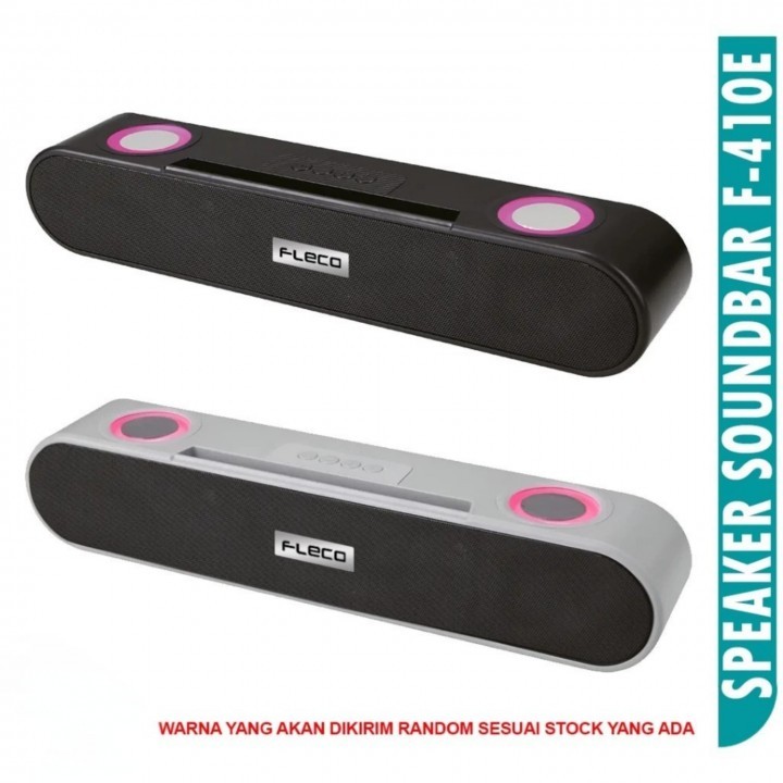 Fleco F-410E Speaker Dhamak Wireless Soundbar / Speaker Bluetooth Lampu Led