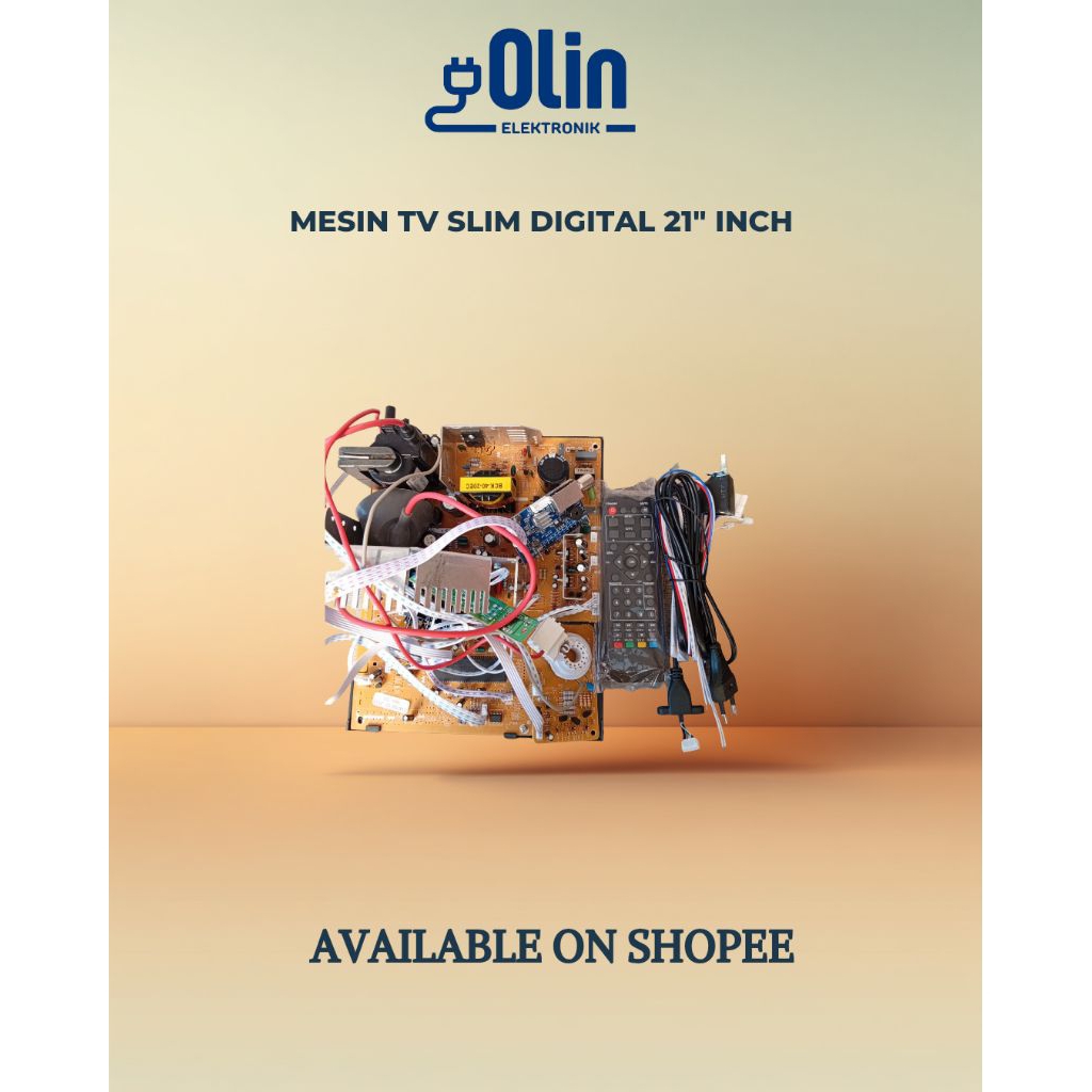 MESIN TV SLIM DIGITAL 21" INCH
