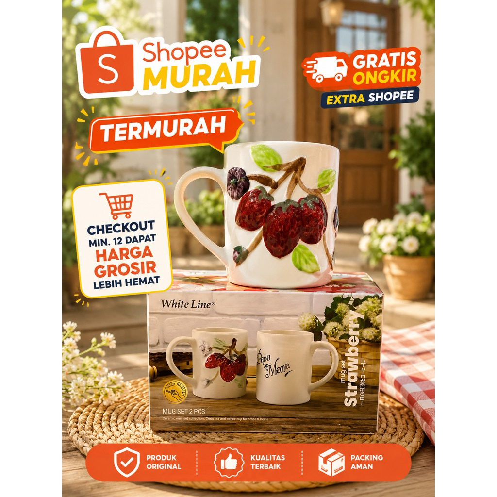 gelas aesthetic - gelas custom | Cangkir Keramik Aesthetic | Mug white line pinggo2