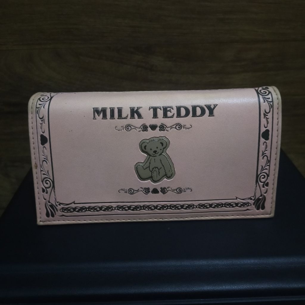 Dompet Panjang Wanita MILK TEDDY Japan - ORIGINAL